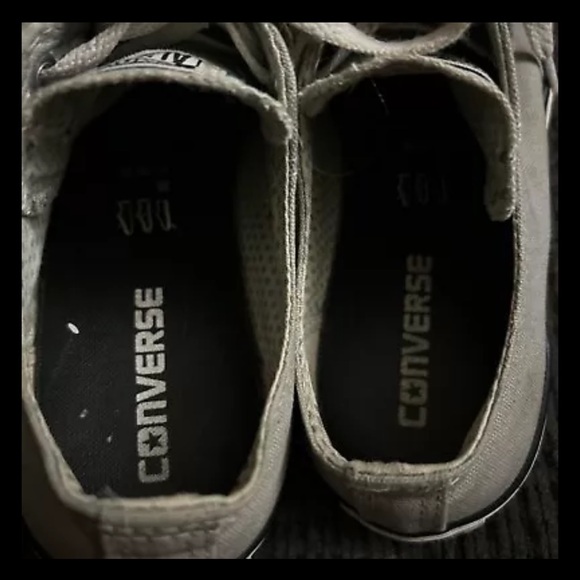 Converse Chuck Taylor Gray All Star Double Tongue Sneakers Size 9 - Picture 4 of 7